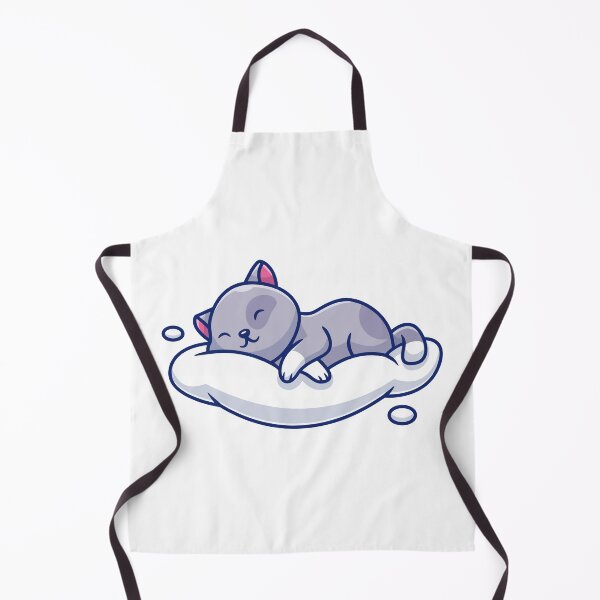 Item preview, Cute Cat Sleeping On A Cloud Kawaii Dreamy Art designed and sold by sdbienv.