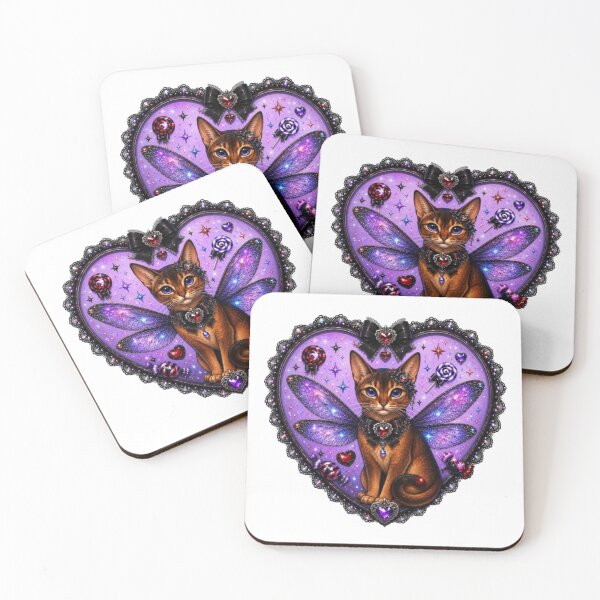 Item preview,  Gothic Fairy Cat Sticker designed and sold by ByLusya.