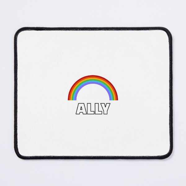 Item preview, Gay Ally Pride allyship rainbow designed and sold by Inspirationmotivation.