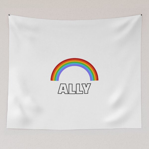 Item preview, Gay Ally Pride allyship rainbow   designed and sold by Inspirationmotivation.