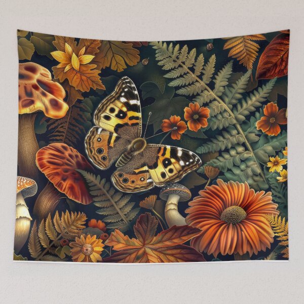 Item preview, Whimsical Mushroom Forest | Cottagecore Nature Art designed and sold by MargaretWiktor.