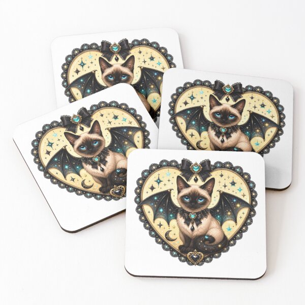 Item preview,  Gothic Fairy Cat Sticker designed and sold by ByLusya.