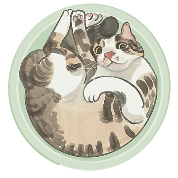 Artwork thumbnail, KITTEN RESTING by KASARO