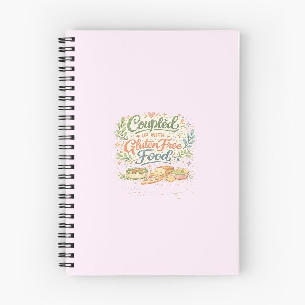 Item preview, Coupled Up With Gluten Free Food – Funny Coeliac Foodie Quote Cute Typography Design designed and sold by My Gluten Free Life UK.