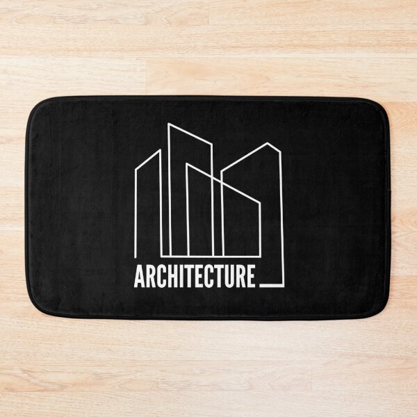 Item preview, Geometric Cityscape Architecture - White Skyline Art designed and sold by MerchPOW.