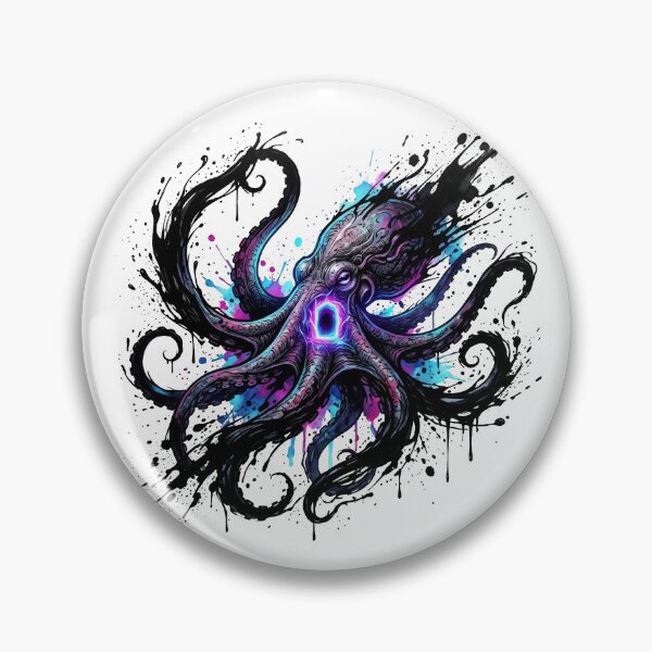Item preview, The Ink Lord: Deconstructed Octopus Drip - Summer Ink designed and sold by OnikaD art.