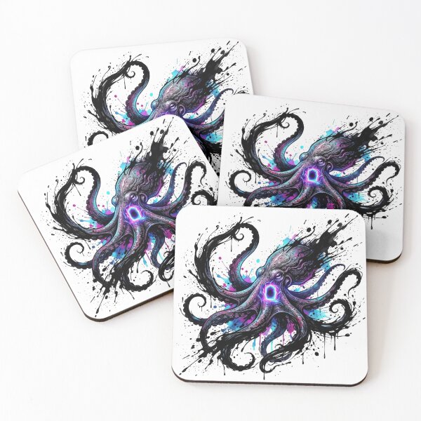Item preview, The Ink Lord: Deconstructed Octopus Drip - Summer Ink designed and sold by OnikaD art.