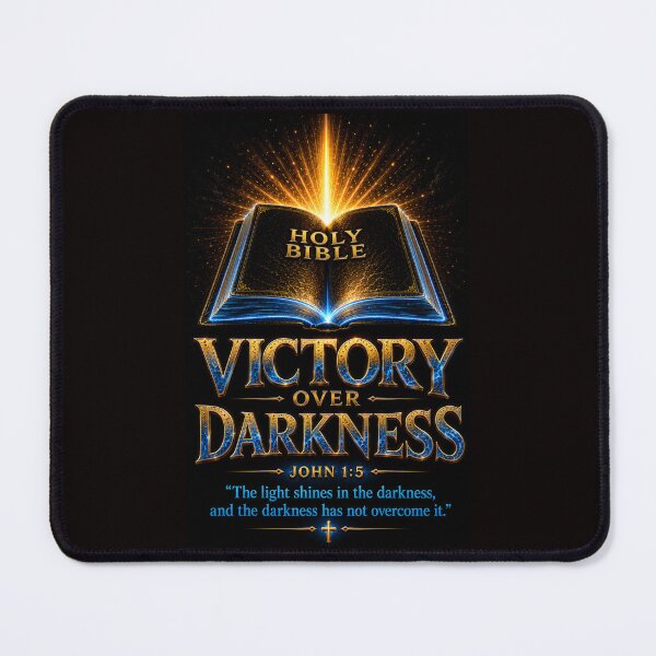 Item preview, Victory Over Darkness | John 1:5 Christian Bible Light T-Shirt designed and sold by Dexters Inspiring Creations.