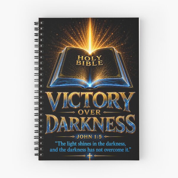 Item preview, Victory Over Darkness | John 1:5 Christian Bible Light T-Shirt designed and sold by Dexters Inspiring Creations.