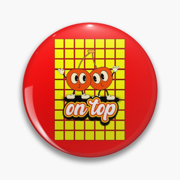 Item preview, On Top Cherry Sticker | Y2K Retro Cherry Graphic | Funny Flirty Aesthetic Design designed and sold by azLittleLuxur.