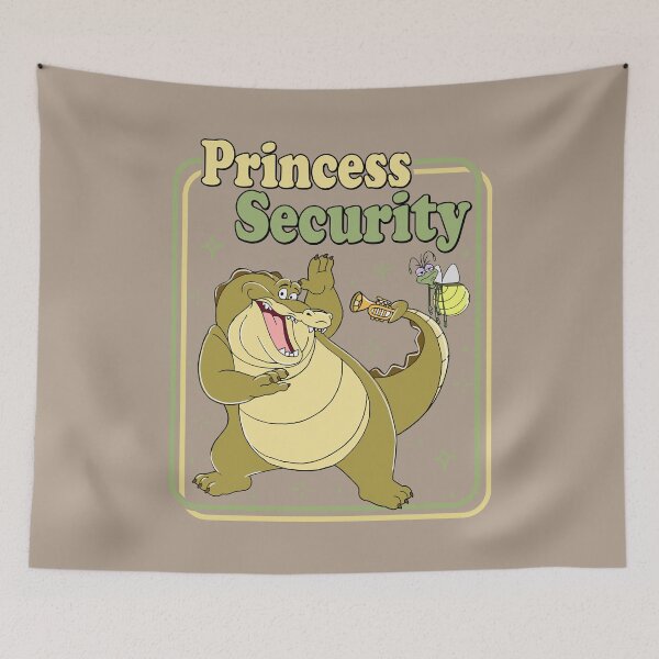 Item preview, Princess Security Alligator Firefly Funny Cartoon designed and sold by CraigClarke19.