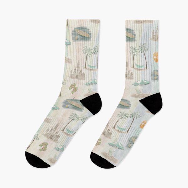 Item preview, Watercolor Tropical Beach Resort Seamless Pattern designed and sold by Seamlessly Buffalo.