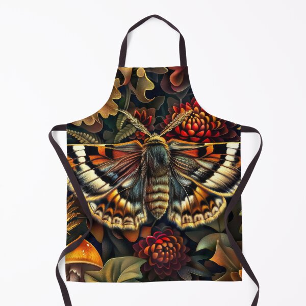 Item preview, Whimsical Moth Mushroom Forest | Cottagecore Nature Art designed and sold by MargaretWiktor.