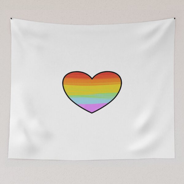 Item preview, Rainbow Brush Heart designed and sold by Inspirationmotivation.