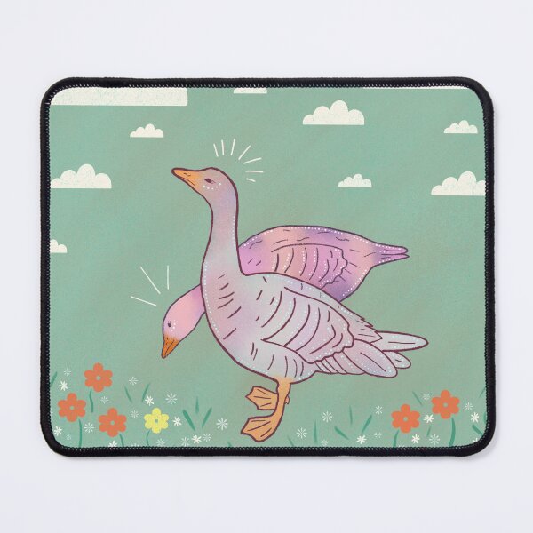 Item preview, Pastel Geese — Chaotic Goose Duo Illustration designed and sold by Whimsy Moth .