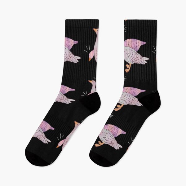 Item preview, Pastel Geese — Chaotic Goose Duo Illustration designed and sold by Whimsy Moth .