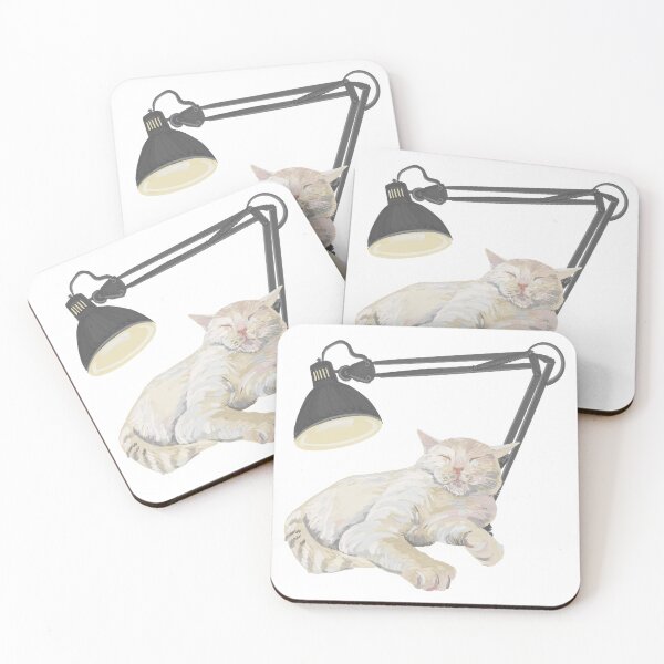 Item preview, Cat and lamp designed and sold by KASARO.