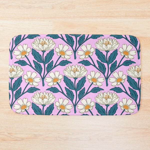 Item preview, Wildflower bouquet floral pattern in pink designed and sold by Jennifer Ladd.