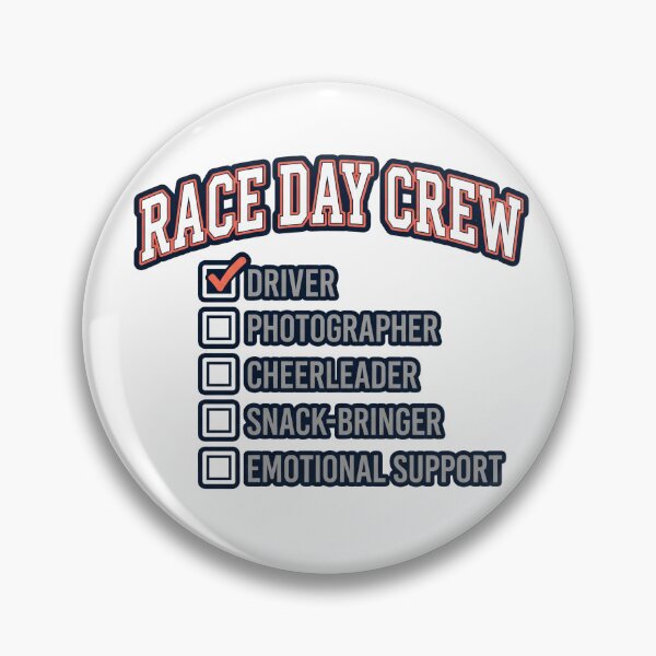Item preview, Race Day Crew Driver Funny Marathon & Triathlon Support Team Design designed and sold by Triathlongram.