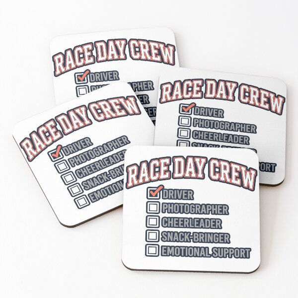 Item preview, Race Day Crew Driver Funny Marathon & Triathlon Support Team Design designed and sold by Triathlongram.