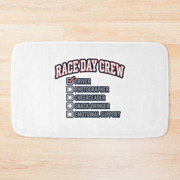 Item preview, Race Day Crew Driver Funny Marathon & Triathlon Support Team Design designed and sold by Triathlongram.
