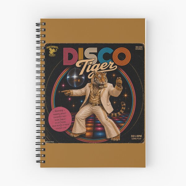 Item preview, Vintage Disco Tiger Album Cover designed and sold by MissTerryWoman.