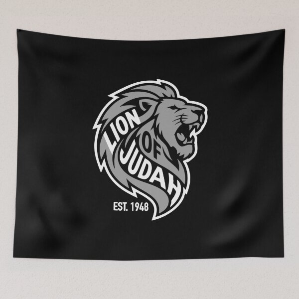 Item preview, Israel Lion Roaring Judaica Symbol designed and sold by crouchingpixel.