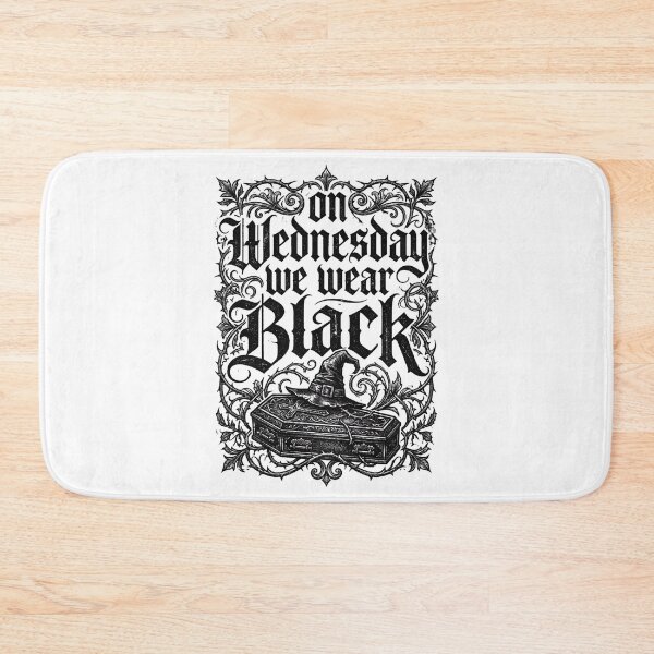Item preview, On Wednesday We Wear Black V2 designed and sold by EvergreenPark - Tee Studio.