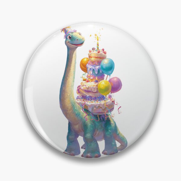 Artikelvorschau, Süßer glasierter Brachiosaurus-Geburtstagskuchen entworfen und verkauft von Tronstell.