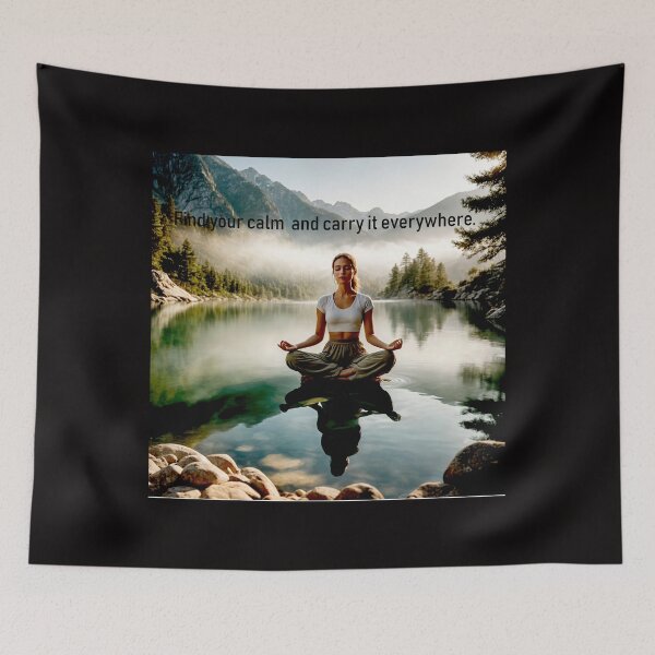 Item preview,  Yoga Find Your Calm #9 designed and sold by Helios Be. Lavsh.