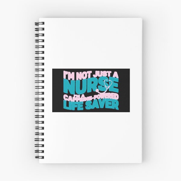 Item preview, *I'm Not Just A Nurse I'm A Caffeine Powered Life Saver - Funny Nurse Quote Design* designed and sold by Petringo.