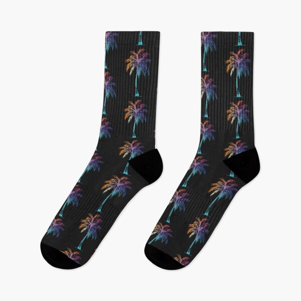 Item preview, Neon Palm Tree  Minimalist Retro Summer Synthwave Art designed and sold by RetroWaveArtCo.