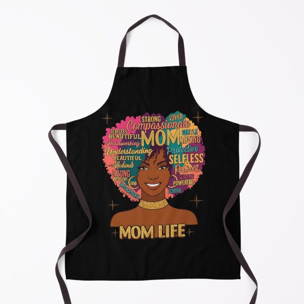 Item preview, Mom Life Afro Word Art | Empowered Black Motherhood Design designed and sold by Divine Boutique.
