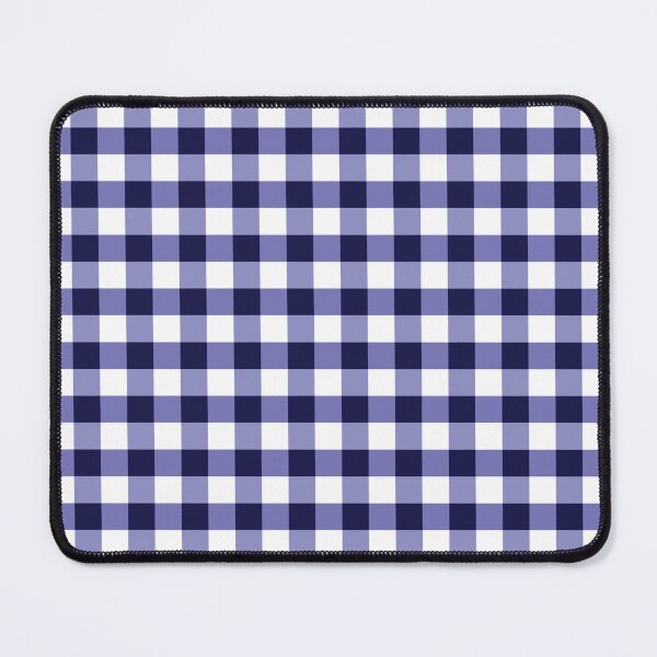 Item preview, Navy blue and white check gingham pattern designed and sold by by-jwp.