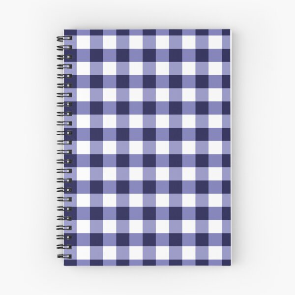 Item preview, Navy blue and white check gingham pattern designed and sold by by-jwp.