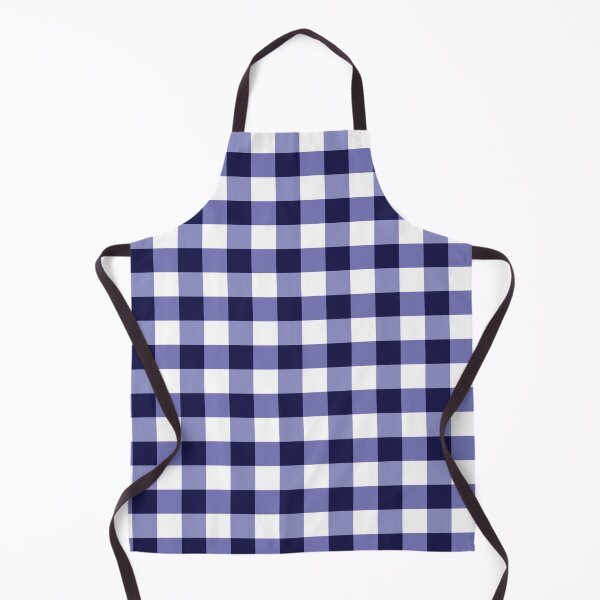 Item preview, Navy blue and white check gingham pattern designed and sold by by-jwp.