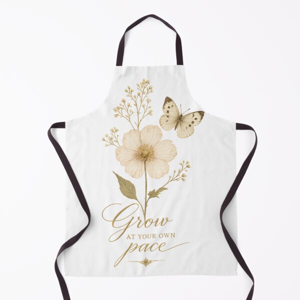Artikelvorschau, Grow At Your Own Pace Botanical Butterfly Floral T-Shirt entworfen und verkauft von GreenVerseStore.