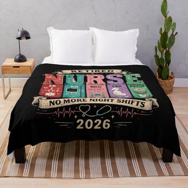 Item preview, Retired Nurse Shirt No More Night Shifts 2026 Nursing Retirement Gift Classic T-Shirt designed and sold by podlook.