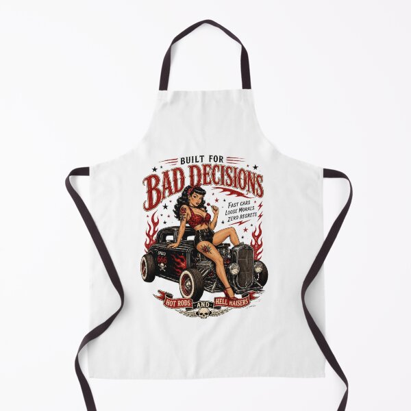 Item preview, Built For Bad Decisions – Retro Pin Up Hot Rod Rockabilly designed and sold by Region.
