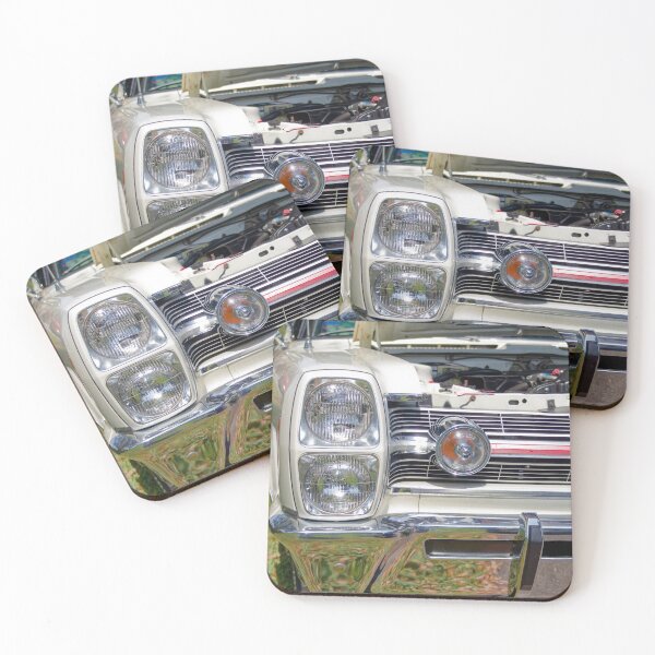Item preview, 1970s American car's headlights and grille designed and sold by HMBPHOTO.