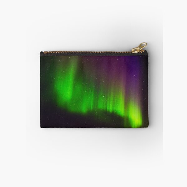 Item preview, green and purple northern lights landscape photo designed and sold by lorelei-stars.