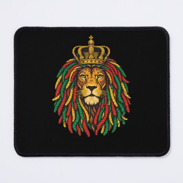 Item preview, Rasta Lion Of Judah Crown Artwork designed and sold by crouchingpixel.