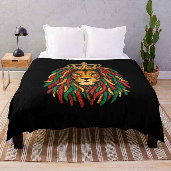 Item preview, Rasta Lion Of Judah Crown Artwork designed and sold by crouchingpixel.