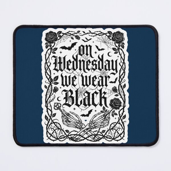 Item preview, On Wednesday We Wear Black V4 designed and sold by EvergreenPark - Tee Studio.