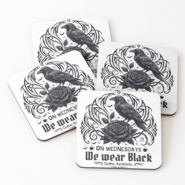 Item preview, Gothic Raven & Rose: On Wednesdays We Wear Black designed and sold by crystalar95.