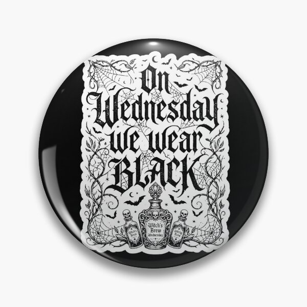 Item preview, On Wednesday We Wear Black V5 designed and sold by EvergreenPark - Tee Studio.