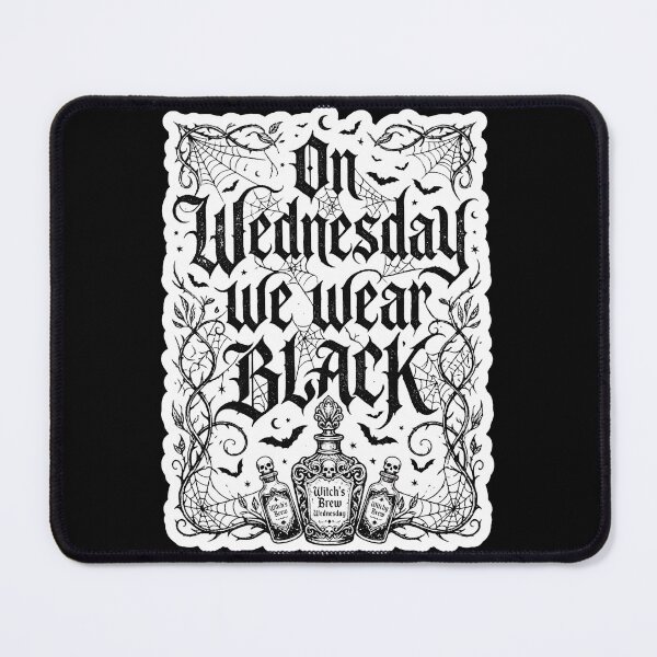 Item preview, On Wednesday We Wear Black V5 designed and sold by EvergreenPark - Tee Studio.