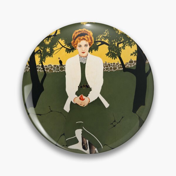 Item preview, Art Deco Portrait Woman Illustration for Vintage Wall Art Lovers designed and sold by RickE.