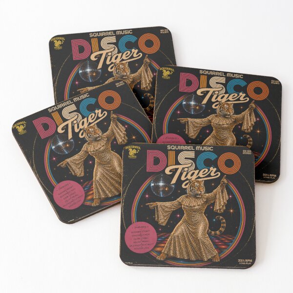 Item preview, Vintage Disco Tigress Album Cover designed and sold by MissTerryWoman.