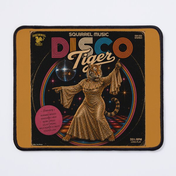 Item preview, Vintage Disco Tigress Album Cover designed and sold by MissTerryWoman.
